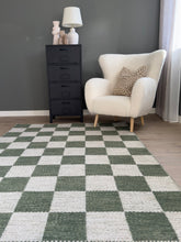 Chessie Smaragdgrön - Handvävd Ullmatta - KM Home | Mattfabriken