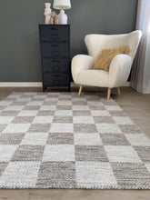 Chessie Mörklinne - Handvävd Ullmatta - KM Home | Mattfabriken