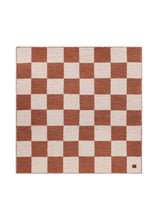 Chessie Terracotta Kvadrat - Handvävd Ullmatta - KM Home | Mattfabriken