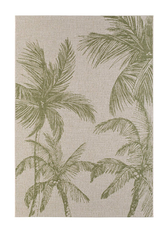 Bahamas Palm Grön - Indoor/Outdoor - K/M Carpets | Mattfabriken