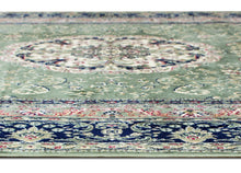 Casablanca Medallion Grön - Konstsilkesmatta - K/M Carpets | Mattfabriken