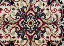 Casablanca Medallion Röd - Konstsilkesmatta - K/M Carpets | Mattfabriken