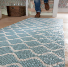 Wave Blå - Plastmatta - Horredsmattan | Mattfabriken