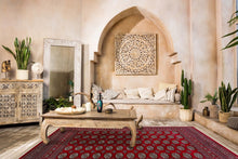 Teheran Boccara Röd - Tvättbar matta - Viskoslook - K/M Carpets | Mattfabriken