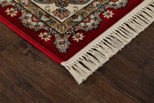 Teheran Medallion Röd - Tvättbar matta - Viskoslook - K/M Carpets | Mattfabriken