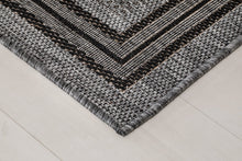 Madrid Frame Antracit - Flatvävd Matta - K/M Carpets | Mattfabriken