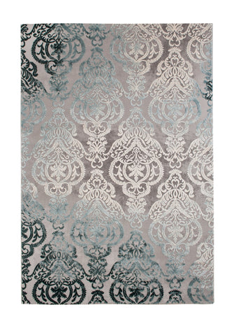 Thema Medallion Turkos - Modern Matta - K/M Carpets | Mattfabriken