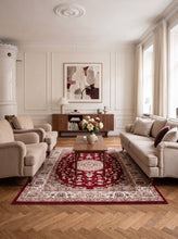 Dubai Medallion Röd - Klassisk Wilton - KM Home | Mattfabriken