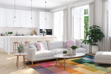 Insignia Cube Multi - Rund Ullmatta - K/M Carpets | Mattfabriken