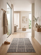 Madrid Square Grå/vit - Gångmatta - KM Home | Mattfabriken