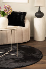 Relax Svart - Rund Matta - KM Home | Mattfabriken