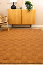 Sydney Ljusrost - Kvadratisk Ullmatta - KM Home | Mattfabriken