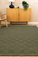 Sydney Smaragdgrön - Kvadratisk Ullmatta - KM Home | Mattfabriken