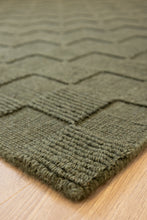 Sydney Smaragdgrön - Kvadratisk Ullmatta - KM Home | Mattfabriken