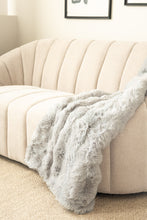 Pläd Bubble Grå - Pläd med Pälskänsla - KM Home | Mattfabriken