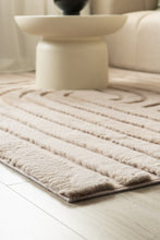 Heaven Modern Taupe - Ryamatta med pälskänsla - KM Home | Mattfabriken