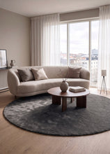 Soft Grafit - Rund Ryamatta - KM Home | Mattfabriken
