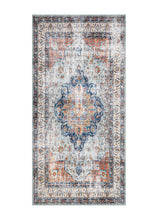 Tarfaya Medallion Multi - Tvättbar Rund Matta - K/M Carpets | Mattfabriken