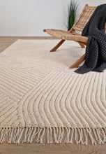 Marocko Abstrakt Creme - Bomullsmatta - K/M Carpets | Mattfabriken