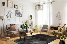 Cozy Svart - Rund Ryamatta - K/M Carpets | Mattfabriken