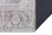 Kashan Sarouk Creme/Rost - Tvättbar Bomullsmatta - K/M Carpets | Mattfabriken