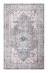 Kashan Tabriz Grön- Tvättbar Bomullsmatta - K/M Carpets | Mattfabriken