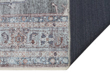 Kashan Tabriz Grön- Tvättbar Bomullsmatta - K/M Carpets | Mattfabriken