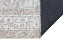 Kashan Tabriz Natur- Tvättbar Bomullsmatta - K/M Carpets | Mattfabriken