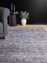 Kashan Mashad Blå - Tvättbar Bomullsmatta - K/M Carpets | Mattfabriken