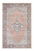 Saveh Mahi Brun - Tvättbar Bomullsmatta - K/M Carpets | Mattfabriken
