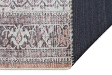 Saveh Mahi Brun - Tvättbar Bomullsmatta - K/M Carpets | Mattfabriken