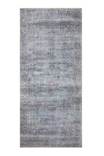 Saveh Mashad Blå - Tvättbar Bomullsmatta - K/M Carpets | Mattfabriken