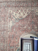 Saveh Sarouk Multi - Tvättbar Bomullsmatta - K/M Carpets | Mattfabriken