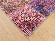 Shiraz Patch Purple - Chenillematta - K/M Carpets | Mattfabriken