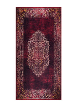 Bordeaux Kashan Röd - Tvättbar Polyestermatta - K/M Carpets | Mattfabriken