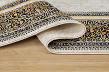 Bordeaux Frame Creme - Tvättbar Polyestermatta - K/M Carpets | Mattfabriken