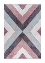 Rome Modern Rosa - Tvättbar Polyestermatta - K/M Carpets | Mattfabriken