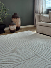 Softy Zen Creme - Mjuk Mönstrad Matta - K/M Carpets | Mattfabriken