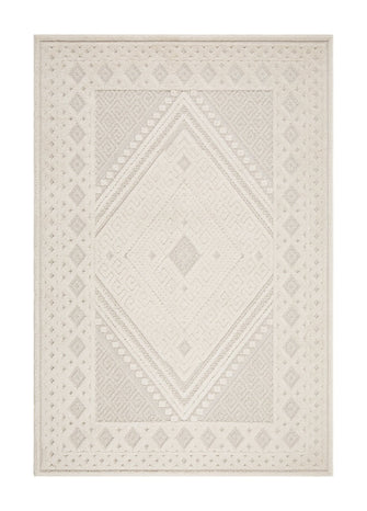 Hampton Medaljong Creme - Indoor/Outdoor - K/M Carpets | Mattfabriken