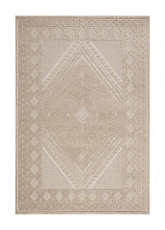 Hampton Medaljong Linne - Indoor/Outdoor - K/M Carpets | Mattfabriken