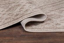 Hampton Medaljong Linne - Indoor/Outdoor - K/M Carpets | Mattfabriken