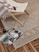 Hampton Medaljong Linne - Indoor/Outdoor - K/M Carpets | Mattfabriken