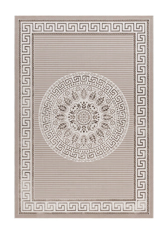 Ankara Ornament Taupe/Koppar - Modern Matta - K/M Carpets | Mattfabriken