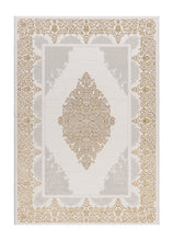 Ankara Medallion Creme/Guld - Modern Matta - K/M Carpets | Mattfabriken