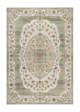 Dolce Medallion Creme - Tvättbar Matta - K/M Carpets | Mattfabriken