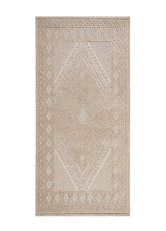 Hampton Medaljong Linne - Indoor/Outdoor - K/M Carpets | Mattfabriken