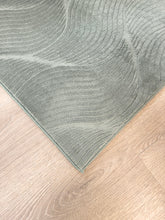 Castello Wave Grön - Tvättbar Gångmatta