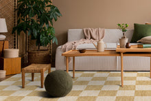 Chessie Ockragul - Handvävd Ullmatta - KM Home | Mattfabriken