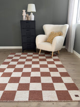 Chessie Terracotta - Handvävd Ullmatta - KM Home | Mattfabriken