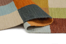 Electra Square Dark Multi - Handvävd Ullmatta - KM Home | Mattfabriken